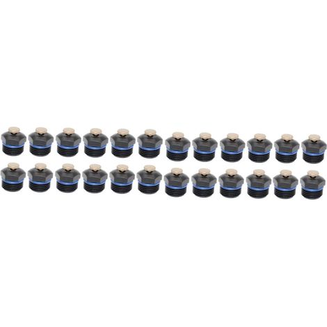 Lot de 24 Têtes d'Arrosage Réglables en Plastique et Cuivre pour Jardin, Système d'Irrigation à Pulvérisation Uniforme et Économie d'Eau, pour Pelouse et Arrosage Automatique (1/5)