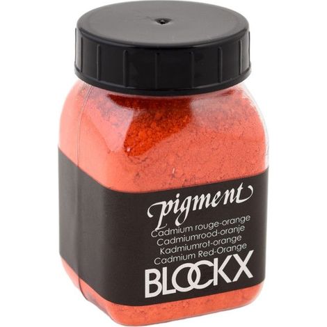 Pigment en poudre - Cadmium rouge orange - 19 - Blockx - Pot de 100g