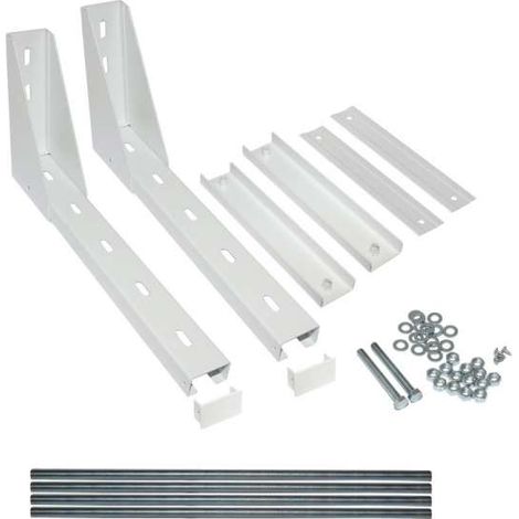 Kampmann Wandkonsole Typ 500890 RAL 9016 (1 Satz = 2 Stück) TLS UniLine 253000500890