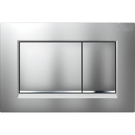 Gilt für Geberit Sigma20 (ehemals Sigma30) quadratische Betätigungsplatte für Zweimengenspülung: matt chrom lackiert, Easy-to-clean-Beschichtung, glanzchrom (115.883.JQ.1)
