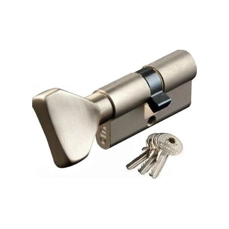 Semicilindro HG5 con pomolo VACHETTE - Ottone nichelato - 30x10 mm - 00073011 (1/2)