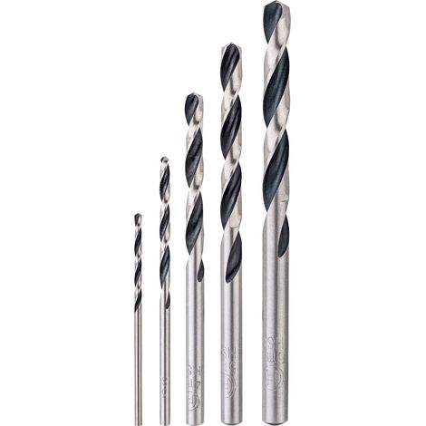 Accessories 260925C137 5 Embouts de vissage et de Douilles Coffret de forets hélicoïdaux HSS (métal et Bois, Accessoires pour perceuse) (1/5)