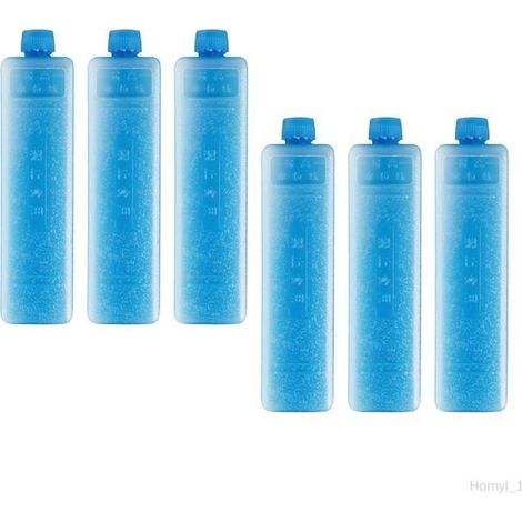 Blocs de glace réutilisables - COLAXI - Lot de 6 - Refroidissement instantané - Anti-fuite - Compact (1/4)