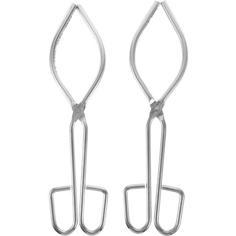 Pince métallique pour bécher, 2 pinces avec capuchon de (1/5)