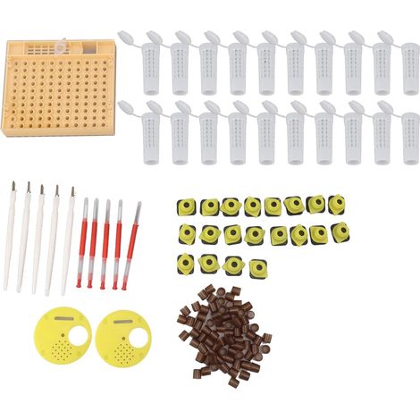 Kit de Godets pour Apiculture, Système D'élevage de Reines en Plastique, Kit D'élevage de Reines, Matériel de Greffage, Kit de Greffage pour Apiculteurs (1/5)