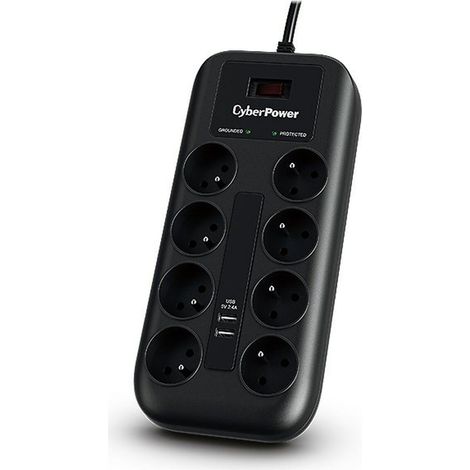 CyberPower Tracer III P0820SUF0-FR limiteur de tension noir