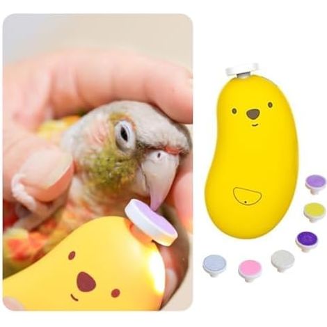 Lime à ongles pour oiseaux, lime à bec pour oiseaux - Outil sûr et silencieux pour l'entretien des ongles des oiseaux, kit de soin complet pour perroquets, conures, calopsittes, pinsons et perruches, (1/5)