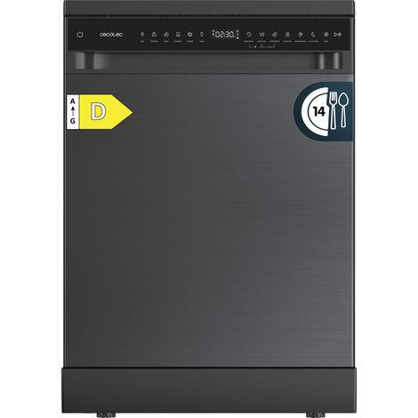 Cecotec Lavavajillas Independiente de 60 cm Bolero Aguazero 6205 Dark. 13 Cubiertos, 6 Programas, Clase D, Motor Inverter Plus D (1/3)