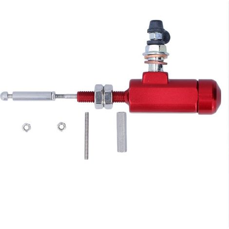 Pompa freno universale per moto, cilindro maestro frizione idraulica M10 x 1,25 mm, adatta per moto da fuoristrada. (1/4)