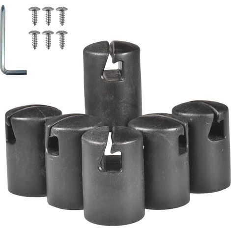 Embouts de poteaux de trampoline, embouts de pieds de trampoline, pièces détachées pour trampoline, housses de protection résistantes pour accessoires de trampoline (1/5)