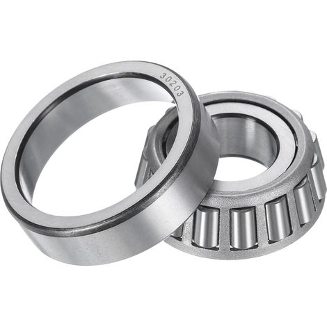 Roulement à rouleaux coniques 30203 Acier chromé 17x40x13mm Haute charge Réduit friction Pour auto et industrie (1/5)