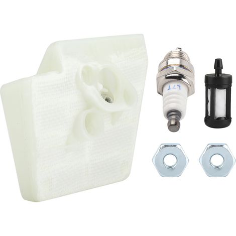 Luftfiltersatz, Zündkerze, Führungsschienenmuttern und Kraftstofffilter für die STIHL 026 MS260 Kettensäge