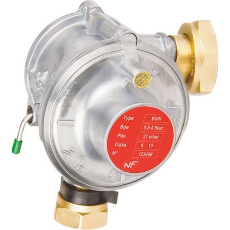 Régulateur B10N propane Briffault, débit max 13kg/h (1/2)