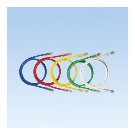 Panduit Category 6 UTP Patch Cord for Use with NetKey Category 6 Components câble de réseau Blanc 1 m