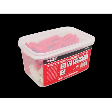 Prodotto per posa awtools tile leveling system 1.0mm clip monouso cunei riutilizzabili (1/3)