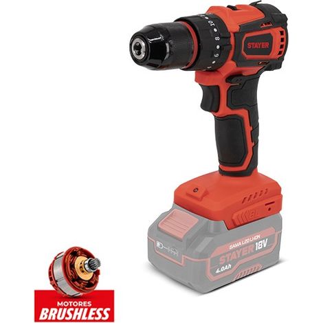 Perceuse-visseuse percuteur STAYER PRO 40 Nm 18V 2Ah