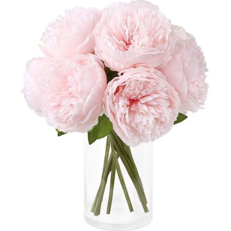 Fleurs artificielles en soie : pivoines et hortensias pour décoration maison (1/4)