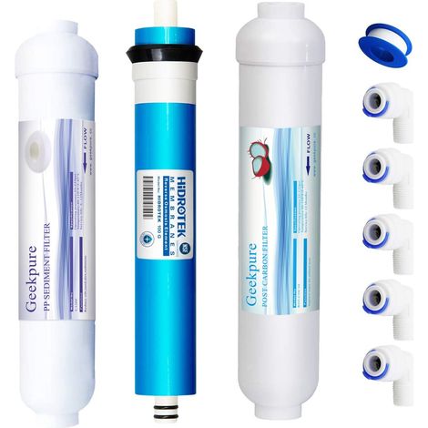Kit de rechange pour système d'osmose inverse 3 étapes pour aquarium (1/5)
