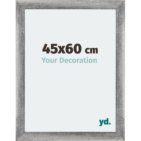 Cadre Puzzle 45x60 cm - Gris Patiné - MDF - Mura. (1/5)