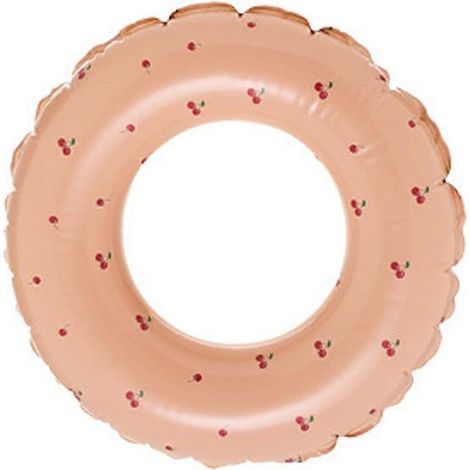 Bouée gonflable, 60 cm, couleur cerise, pour adultes et enfants de 8 à 12 ans, pour piscine, plage et lac, fêtes aquatiques.-AquaForge (1/4)
