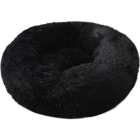 Panier Decdeal pour animaux de compagnie (chats et chiens) - Panier rond en peluche pour chien - Panier en forme de donut pour chat - Couleur et taille au choix (1/5)