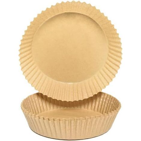 50 Pièces Papier Cuisson Air Fryer, 6,3 Pouces Air Fryer Disposable Paper Liner, Doublures en Papier de Friteuse à Airpour Micro-ondes Air Fryer Friteuse Air Chaud Fours Cuiseurs Vapeur (1/5)