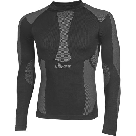 U-Power MAGLIA TERMICA CURMA Col. Nero Mis. S/M