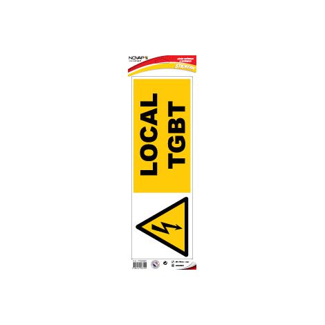 Panneau Danger Local TGBT - Adhésif 450x150mm - 4067025
