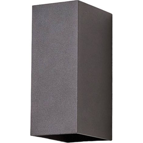 LED-vägglampa utomhus "Mikka" aus aluminium / grå / zink von Lucande