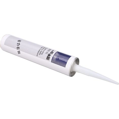Colle Verre 300ml Sans Perçage Séchage Rapide Résistance Intempéries Colle Forte Mastic Étanchéité Cuisine Salle de Bains (1/5)