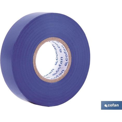 Nastro Isolante 180 Micron Blu 19mmx20 Metri
