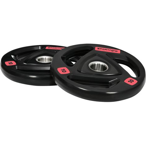 Pesi da 10kg en Acciaio Gomma Lot de 2 Balance Dischi (1/5)