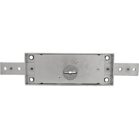 Serrure de rideau 2 points double paneton - VIRO Galvanisé 55 155