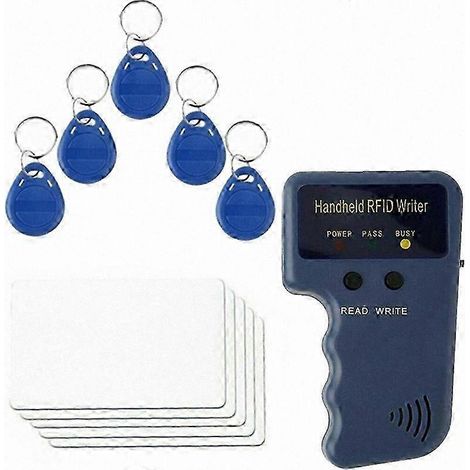 Lecteur/enregistreur RFID 125 kHz pour porte-clés réinscriptibles EM4100, T5577 et EM4305 (1/5)