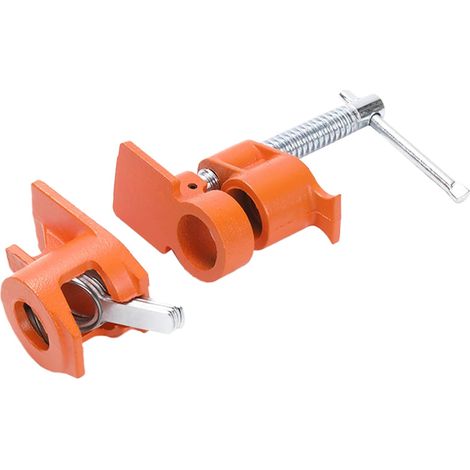 Attaches de serrage - Outils en acier pour le travail du bois à haute résistance - Pince de précision pour le collage du bois et des tuyaux - Pour montage hydraulique Maison Voiture Jardinage (1/5)