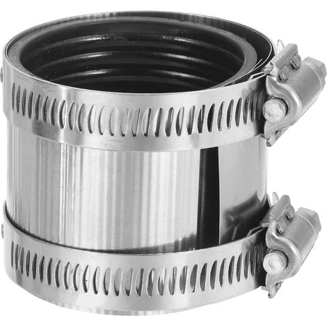 Flexible Tuyau Raccord 55mm Tuyau Connecteur avec Inox Acier (1/5)
