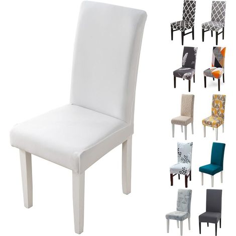 Chair Cover 6 Pack Stretchy Removable Washable Modern Chair Cover for Dining Room Wedding Bouquet Decoration Hotel Restaurant
