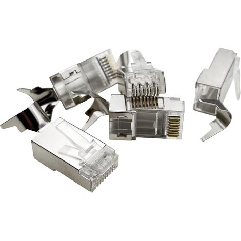 Conector RJ45 STP para cable grueso de 23 AWG para herramienta de crimpado especial Alantec NI036
