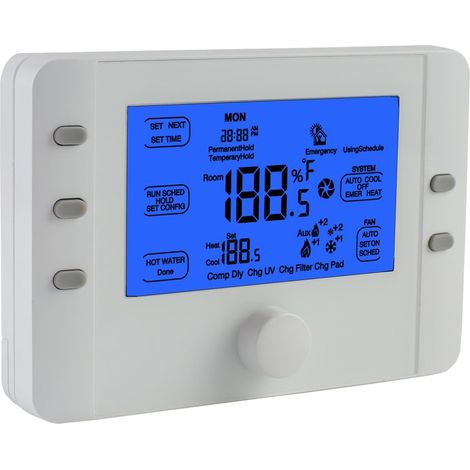Termostato WIFI Per Pompa di Calore Max 3 Caldi e 2 Freddi AC24V 2A