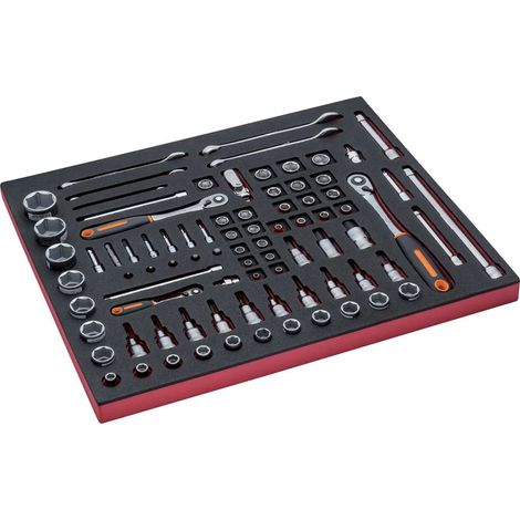 Set di attrezzi Bahco fit&go 3/3 83 pezzi inserto in schiuma (1/3)