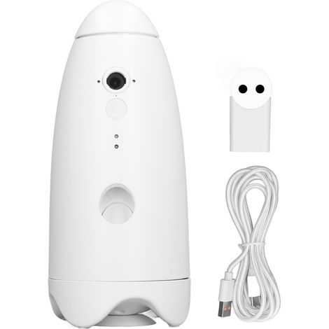 Distributeur de Nourriture Intelligente pour Chats et Chiens avec Caméra Rotative 1080P - Alimentation Automatique pour Animaux Domestiques, Prise UE (1/5)