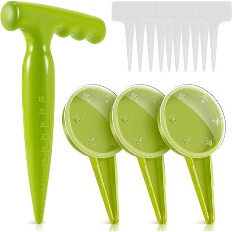 Ensemble de jardinière réglable, planteuse à main en plastique, accessoires de jardinage (1/5)