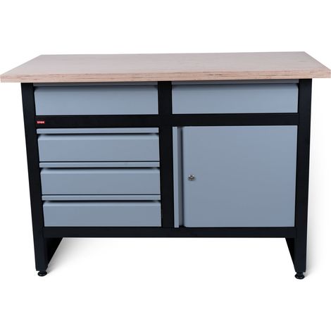STIER Werkbank Basic, mit 5 Schubladen (1/3)
