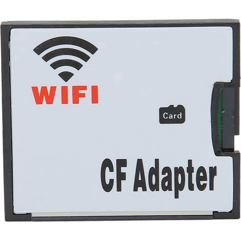 Adaptateur de carte mémoire vers CF Adaptateur de carte mémoire WiFi Plug and Play pour IOS pour Android