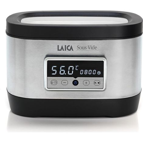 Horno de agua Sous vide, en color plata/ negro