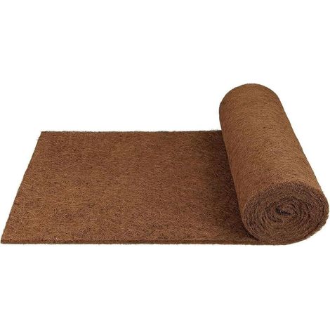 Tapis de coco pour jardin extérieur afin de réduire le tassement du sol et de favoriser l'activité microbienne bénéfique (200 cm) x 200 cm