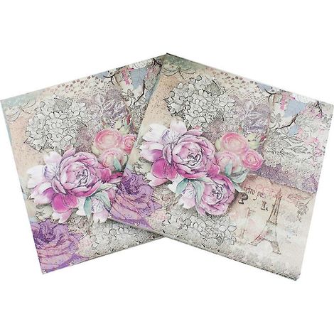 lot De 40 Serviettes En Papier Colores, Pour Cocktail, Fte, Bricolage, Origami, Pour La Gastronomie, Anniversaire, Mariage, Dcoration De Table, R (1/5)