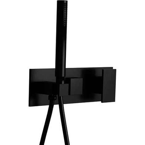 Facade Externe Tabula Douche Murale 2 Sorties Black Mat Robinetterie TABULA - CRISTINA ONDYNA TA60213