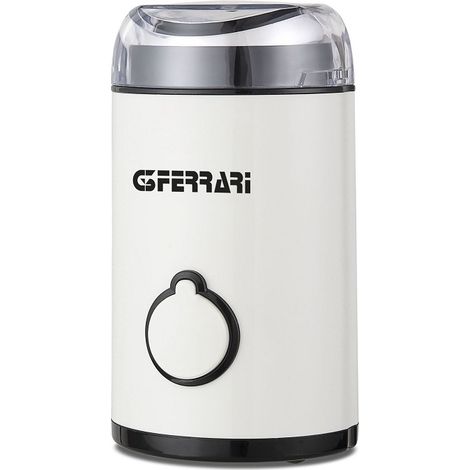 g3ferrari Moulin à café électrique blanc 50g compact (1/3)