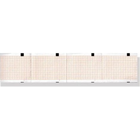 Gima 32991 Pacco Carta Termica Ecg, Griglia Arancione, 63 x 75 mm